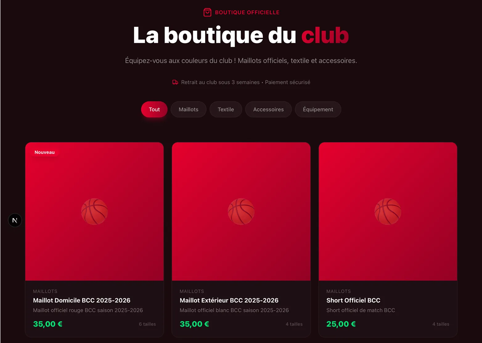 Boutique de merchandising